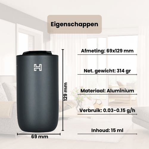 Aeris™ Aroma Diffuser – Draadloos & Waterloos