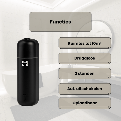 Velar™ Aroma Diffuser – Draadloos & Compact