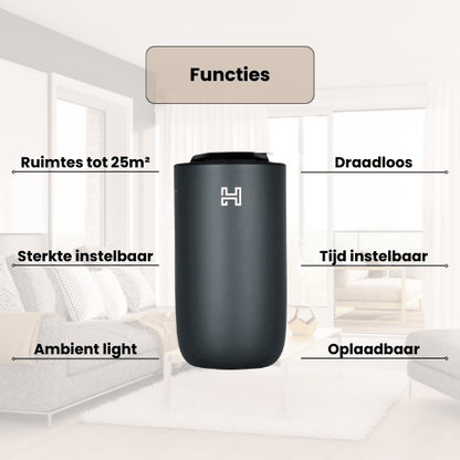 Aeris™ Aroma Diffuser – Draadloos & Waterloos