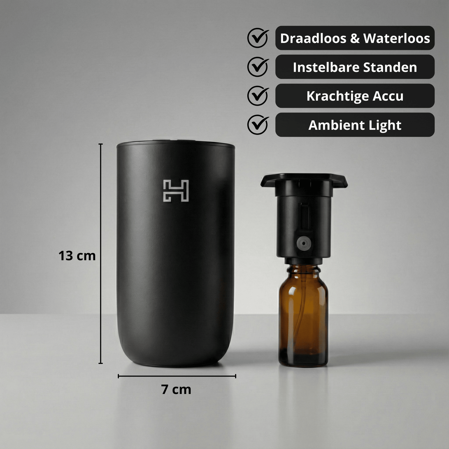 Aeris – Compacte Diffuser Draadloos & Oplaadbaar